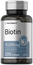 Horbaach Biotin 10000 mcg- 124; 200 Softgels med vitamin B7 - 124; Beauty Formel Supplement - 124; Non- GMO & Gluten Free