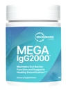 Mikrobiome Labs Mega IgG2000 Gut Health Powder for Women, Mænd & Kids 2 + - IgG Immunoglobulin Supplement for fordøjelsesstøtte - Dairy-Free Bovin Colostrum Supplement Alternativ (2.1 Ounces)