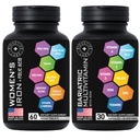 Bariatric Multivitamin og Vegansk Iron Post Gastric Bypass Vitamin Bundle