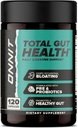 ONNIT Total Gut Health Daily Digestive Support, IGEN™ Non-GMO Tested Digestion Supplement for Women and Men with 7 Strains of Probiotics, Prebiotics, Enzymes, and Betaine HCL, 120 Count