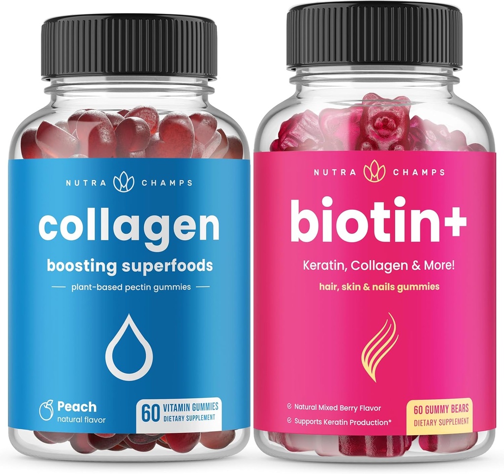 NutraChamps Komplet hår, hud & negle bundle.