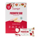 Supergut GLP-1 Boosting Prebiotic Bars, Strawberry Almond - Gut Sund Protein Snacks & Breakfast Bars - Keto-Friendly Meal Erstatning Energy Bars for Gut Health (12 Greve)