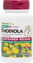 Natures Plus Rhodiola, Extended Release - 1000 mg, 30 Veganske tabletter - Urtetilskud for energi, Focus & Stress Relief - Vegetarisk, Gluten- Free - 30 Serveringer