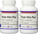 Prost- Xtra Plus (2 Flaske kit) med Rye Grass, 300mg Plant Steroler, Saw Palmetto, Zink, Vitamin E 90 Kapsler Hver