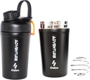 Ozizo Protein Mixing Cup til Protein Mixes - 20 Ounces rustfrit stål Protein Shaker Flaske, Isoleret, Læbe Bevis, Lugt resistent, Lille sød Gym mixer til mænd, kvinder, drenge, piger, Hot & Cold Dricks