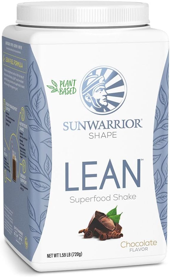 Sunwarrian Vegan Protein Superfood Shake Meal Erstatning Organic Protein Supplement 124; Gluten Free Non- GMO Dairy Free Sugar Free Low Carb Plant Based Protein