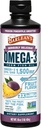 Barlean 's Omega 3 Fish Oil Liquid Supplement for mænd og kvinder, Passion Ananas, 1500mg EPA og DHA Fede Acid, 16 oz
