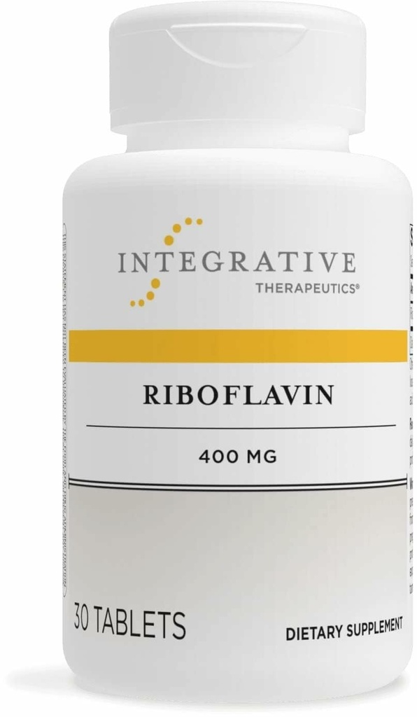 Integrativ terapi Riboflavin - B2 Vitamin Supplement til Cellular Energy Support * - Understøtter Vitality & Red Blood Cell Production * - Gluten- Free & Dairy- Free - 30 Greve (30 Servere)