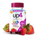 up4 Kids Probiotiske Gummies, fordøjelses- og immunstøtte med Prebiotika og C-vitamin, Gelatine fri, Gluten fri og ikke-GMO, I alderen 3 +, 30 tæller