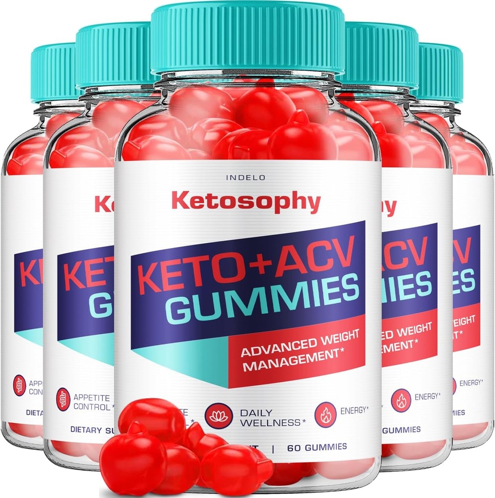 (5 Pack) KetoSophy Keto ACV Gummies - Advanced Weight Loss KetoSophy Keto Plus ACV Gummies Apple Cider Vinegaard KetoSophy Gummies Weight Management Kosttilskud Anmeldelser Mænd Kvinder (300 Gummies)
