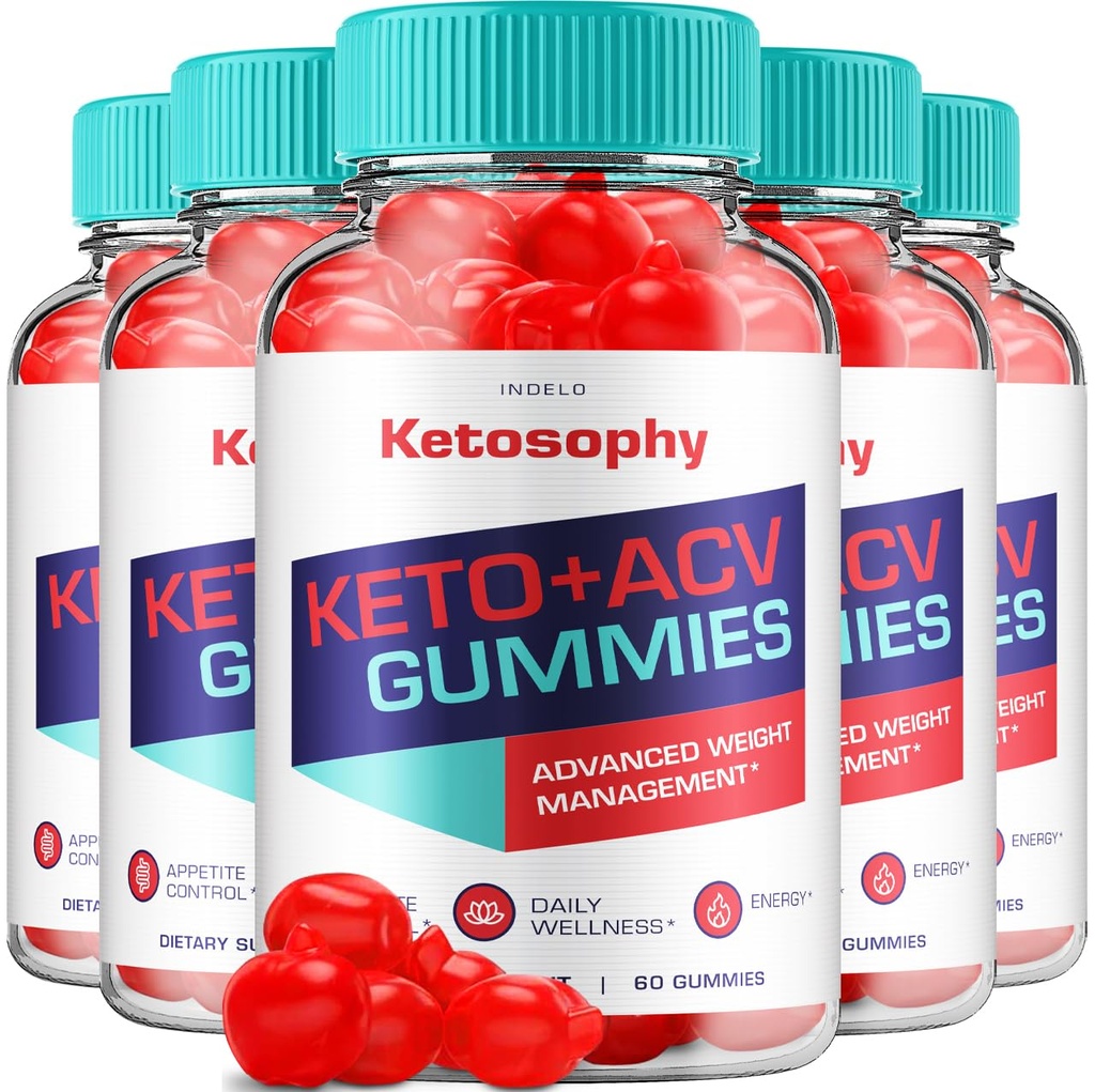 (5 Pack) KetoSophy Keto ACV Gummies - Advanced Weight Loss KetoSophy Keto Plus ACV Gummies Apple Cider Vinegaard KetoSophy Gummies Weight Management Kosttilskud Anmeldelser Mænd Kvinder (300 Gummies)