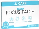 JJ CARE Focus Patch - Pakke med 50 All- Natural Focus Plus Patches for voksne, Support Koncentration, Fokus og Memory Measures 124; 50 dages levering af Brain Patch