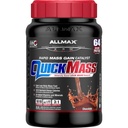 ALLMAX QUICKMASS, Chokolade - 3,5 LB - Rapid Mass Gain Katalysator - Op til 64 Gram Protein Per Servering - 3: 1 Carb til Protein Ratio - Zero Trans Fat - Op til 24 Servere