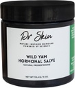 Dr. Skin Wild Yam Cream for Hormone Balance 4oz ttesved 124; 100% Organic Natural Menopause & Perimenopause Support, Herbal Yam Cream til kvinder PMS, Hot Flush, Mood Swings, Night Sweats, Cramps Relief