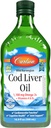 Carlson - Cod Lever Oil, 1100 mg Omega- 3s, Wild- Fanget Norwegian Arctic Cod- Lever Oil, Sustainable Sourced Nordic Fish Oil Liquid, Unflavored, 500 ml (16,9 Fl Oz)