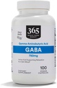 365 af Whole Foods Market, GABA 750Mg, 100 vegetariske kapsler