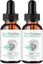 ZenCortex Tinnitus Relief for Ringing Ears Drops, Zen Cortex Tinnitus Supplement ZenCortex Healthy Ear Support Supplement - Maximum Strength Advanced Formula ZenCortex Drops Reviews (2 Pack)