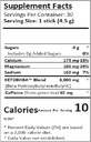 B-Epic B-KETO Natural Grape Flavored Support for Your Well-being - Designed to Support Natural Energy and Wellness - includes 30 Powder Sticks
