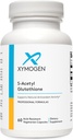XYMOGEN S Acetyl Glutathione - Superior Absorption Acetylated Glutathione Supplement with Stomach Acid-Resistant Capsules - Healthy Aging, Cellular, Antioxidant + Immune Support (60 Capsules)
