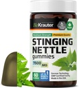 BIO KRAUTER Stinging Nettle Gummies - 7500 mg Styrke - 60 Tyre - Nettle Root 10: 1 Uddrag - Urintilskud Supplement - Vegansk Gummies Gelatinfri formel