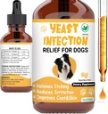 Natural Yeast Infection Treatment for Dogs,Supports Healthy Itch Relief,Inflammation Relief,Allergy Relief & More,Dog Ear Infection Treatment,Itch Relief for Dogs,Ear Infection Treatment for Dog