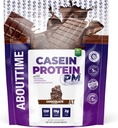 Om tid Casein Protein Chocolate, 19g Protein, Nighttime Recovery Formel, Ingen kunstige sødestoffer, Ingen væksthormoner