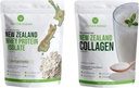 Antler Farms - 100% Græs Fed New Zealand Whey Protein Isolate & Collagen Powder Bundle