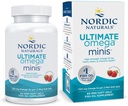 Nordic Naturals Ultimate Omega Minis, Strawberry Flavor - 60 Minis Soft Gels - 1120 mg Omega-3 - High-Potency Fish Oil Supplement - EPA & DHA - Promotes Brain & Heart Health - 30 Servings