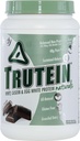 Kropsernæring Protein Powder - Trutein Naturals Dark Chocolate 2lb Whey, Casein & Egg White - Natural Low Carb Keto Friendly Drikke - Lean Muscle Builder, vægttab, træning, inddrivelse