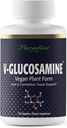Paradise urter V- Glucosamin supplement, Tissue & fælles sundhed, Super Potent, Ultra Pure, Vegan, Non GMO, Gluten Free, 120 Vegetariske kapsler