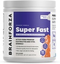 Brain Forza Super Fast Keto Electrolytes for fasting - Premium Electrolytes, Ingen sukker eller smag w / Kalium, natrium, Magnesium, Calcium, zink, Pink Himalayan salt, (30srv, Unflavored)