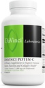 DAVINCI Labs Poten- C - Support Immunsystemet Funktion & Kollagen Sundhed * - vitamin C, Calcium, Magnesium, Zink, Kalium, Mangan & Bioflavonoider - Vegetarisk - Gluten- Free - 90 tabletter