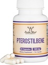 Pterostilbene Supplement 100mg kapsler (tredjepartstestede) 60 kapsler, Superior to Resveratrol, Antioxidant for Longevity Support (Non- GMO, Gluten Free) af Double Wood