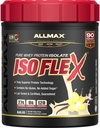 ALLMAX ISOFLEX Whey Protein Isolate, Vanilla - 1 LB - 27 Gram Protein Per Scoop - Zero Fat & Sugar - 99% Lactose Free - Gluten Free & Soy Free - Ca. 15 Tjenester
