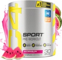 Cellucor C4 Sport Pre Workout Powder Watermelon - Pre Workout Energy med Creatin + 135mg Koffein og Beta- Alanine Performance Blend - NSF Certificeret til Sport 30 Servering