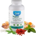 En Planet Nano Immun500 mg Veggie Kapsler (120 Servere), Synergistisk Blend af 5 Nano- Sized Urter, Enhances Immunforsvar, Non- GMO, Vegan, Gluten Free