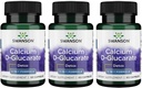 Swanson Calcium D-Glucarate 250 Milligrams 60 Capsules (3 Pack)