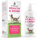 Dr. Harveys Sundhed & Shine Alaska Fish Oil Blend til hunde - understøtter sundt hjerte, hjerne og øjne (16 fl. oz.)