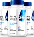 (3 Pack) Nerve Revive 360 Supplement, Al naturlig nerve Support til Samlet Wellness, Premium Formel, NerveRevive 360 Vitamin Kapsler, Officielle anmeldelser (180 Kapsler)
