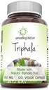 Amazing India Triphala (Natural Triphala Fruit) Supplementet 124; 750 Mg pr Serving