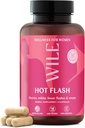 WILE Menopause and Perimenopause Supplements for Women - Hot Flashes and Night Sweats Relief with Kudzu Root - Premenopause Support for Stress, Hot Flash, Hormone Balance & Restful Sleep, 30 Servings