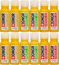 + GNGR Immunitet Sampler Organic Ginger Wellness Shots - Premium Ginger Shots for alle naturlige fordøjelsesstøtte og immunforsvar, fordøjelsesstøtte, Gut Cleanse og Detox 2 fl oz (Pack of 12)