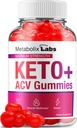 Metabolix Labs Keto ACV Gummies - Advanced Formula Metabolix Keto Plus Weight Management ACV Gummies Apple Cider Vinegar Metabolix ACV Dietary Supplement Men Women (60 Gummies)