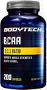 BODYTECH BCAA - 2: 1: 1 Ratio (200 kapsler)