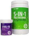 Pet MD Afføring Fix & 5- in-1 Multivitamin Chews