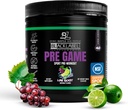 BLACKLABEL Kosttilskud Pre- Game Pre Workout Powder, Lime Rickey (40 Servere) - NSF Certificeret til Sport - Customizable 150mg Koffein for Energy and Focus - Low- Stimulant Pre Workout for mænd og kvinder