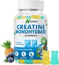 Creatinmonohydrat Gummies 5000mg til mænd og kvinder, tyggebånd Creatinmonohydrat til muskel styrke, muskel builder, energi boost, præ-workout supplement (90 Greve) -blåbær Ananas