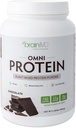 BRAINMD Dr Amen Omni Protein Chocolate - 2.38 lbs - Plantbaseret protein pulver - fremmer energi & motion Inddrivelse - Vegan, Vegetar, Sukker fri, Gluten fri - 30 Servere
