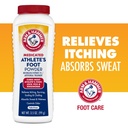 Arm & Hammer Athlete 's Foot Powder - Antifungal Treatment for Feet med Bagning Soda - Relieves Kløe, Burning, og Odor - Klinisk bevist formel - 3,5 oz 4 Pack (4)