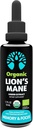 Organic Lion 's Mane Extract - 50 Servere - Fruiting Legemer kun - Hukommelse og fokus support